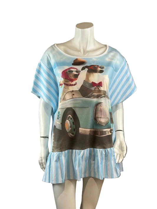 Dogs Bluse von Rose