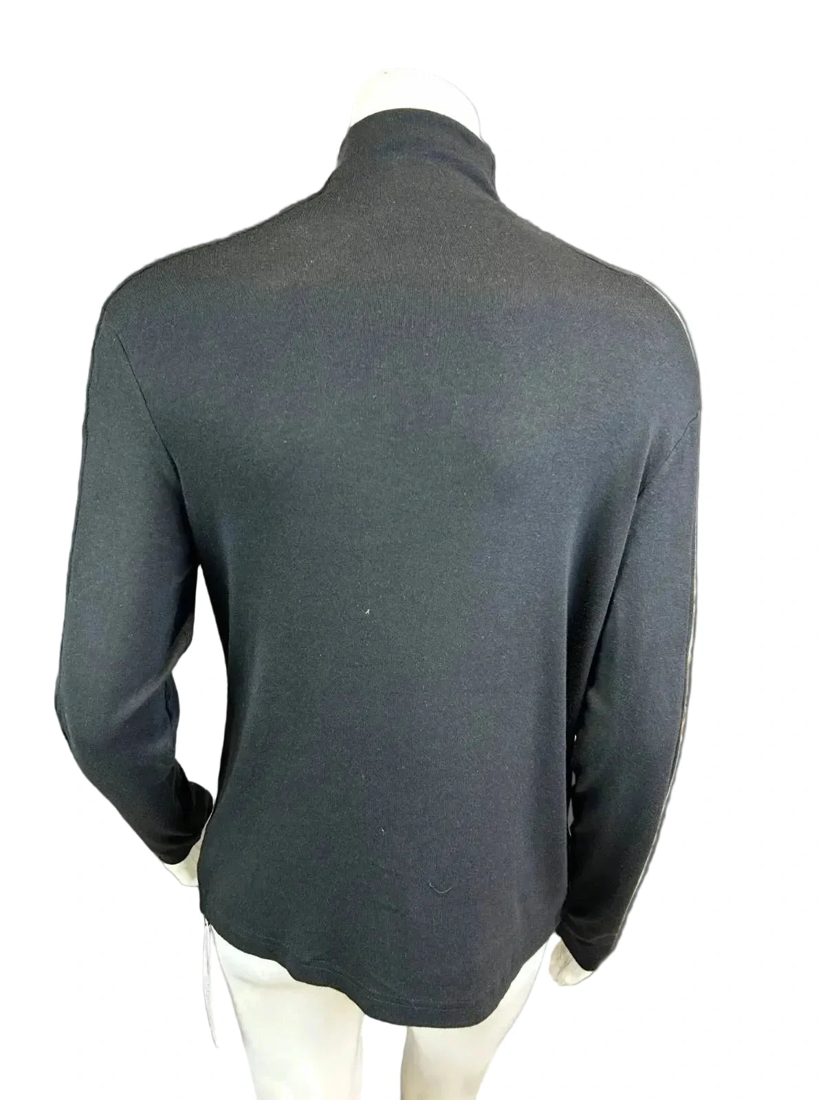 Leichter Tiger Rollkragen Pulli in Schwarz von Rose